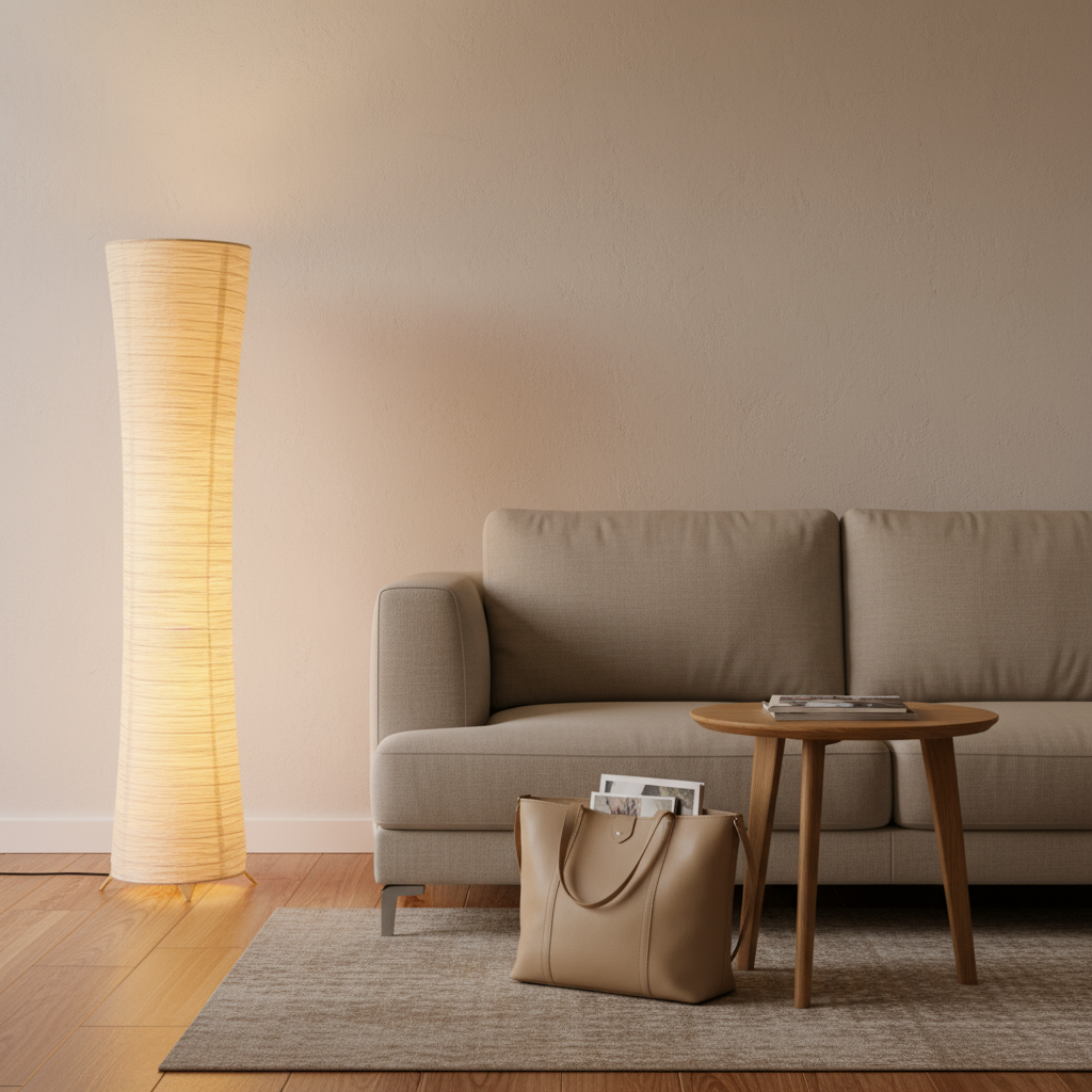 Lampe sur Pied Design Cylindrique – SHIRO