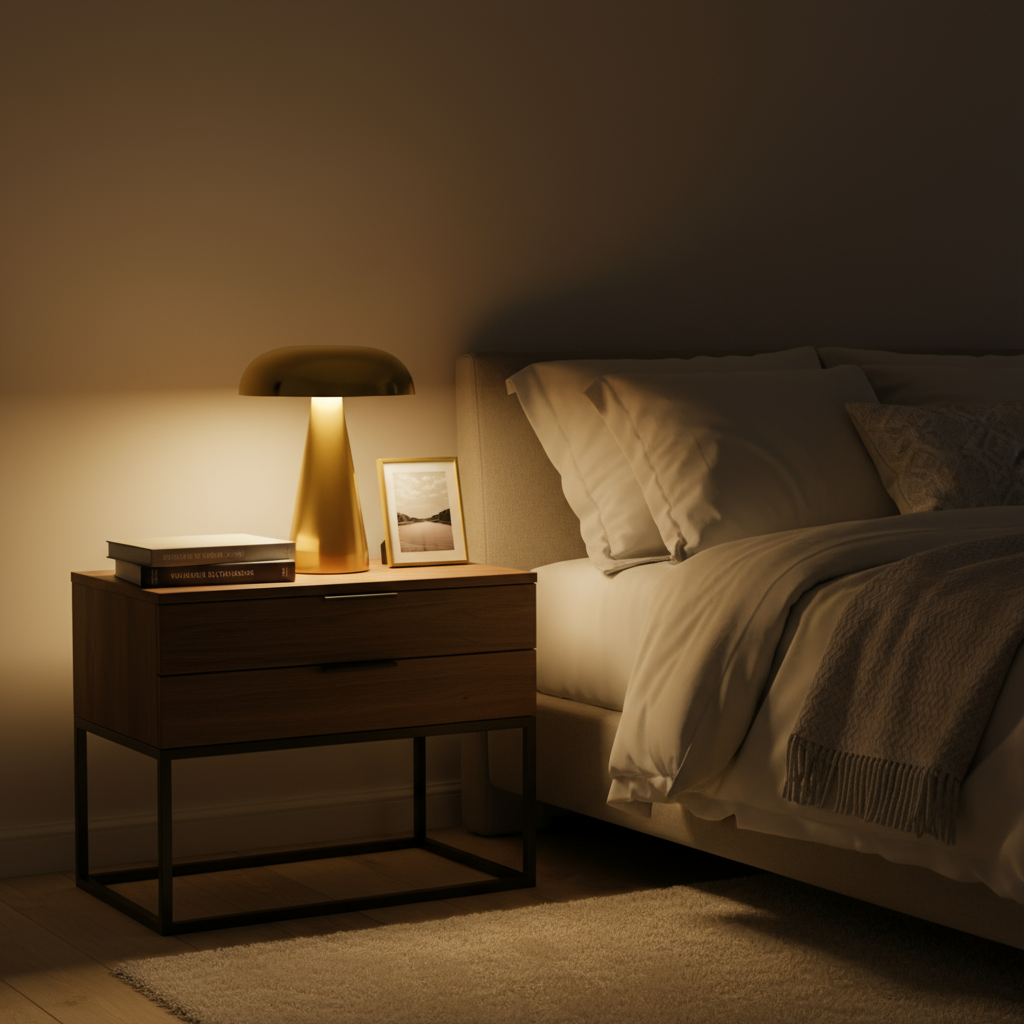 Lampe de chevet champignon LED tactile rétro rechargeable – MUSHARA