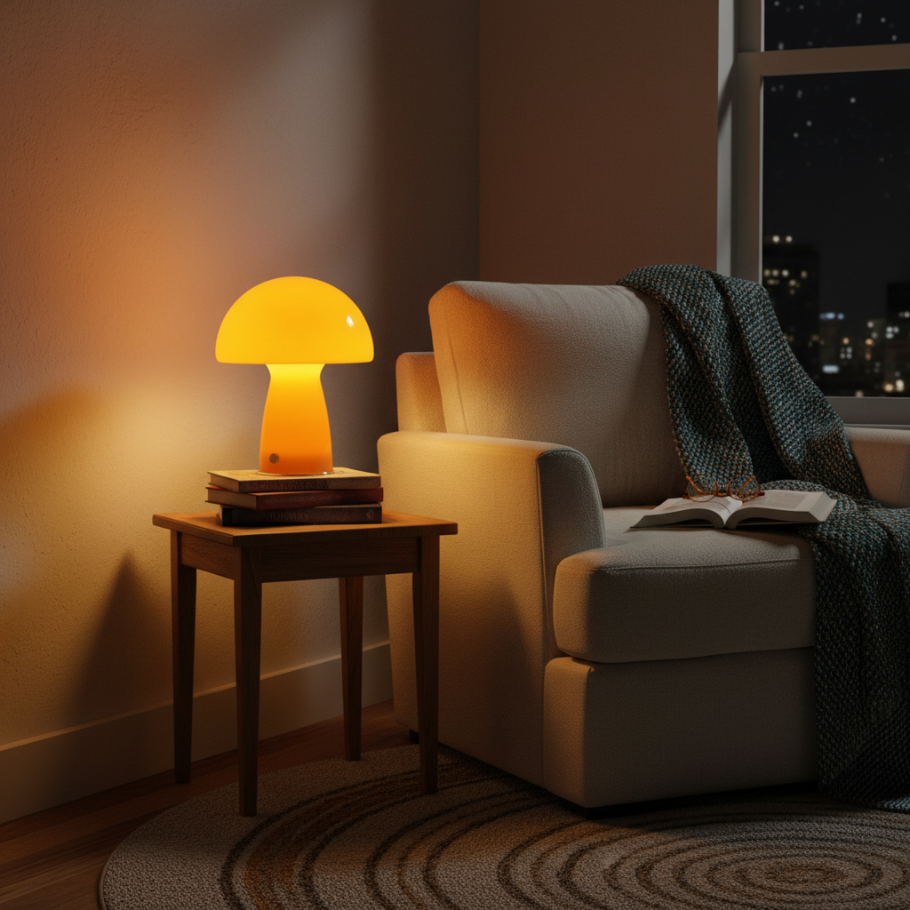 Lampe de Chevet Champignon LED Tricolore USB – MUSHYLA