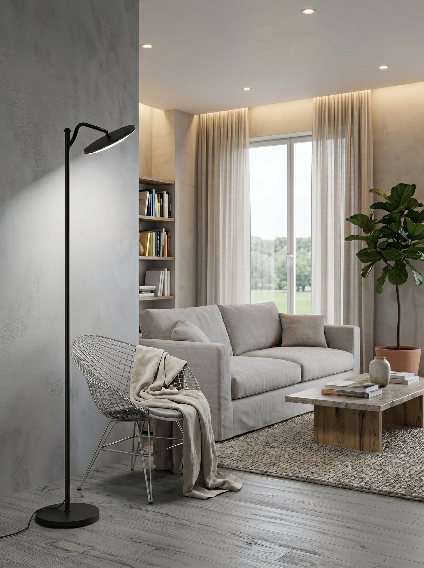 Lampadaire Moderne - ELVORA